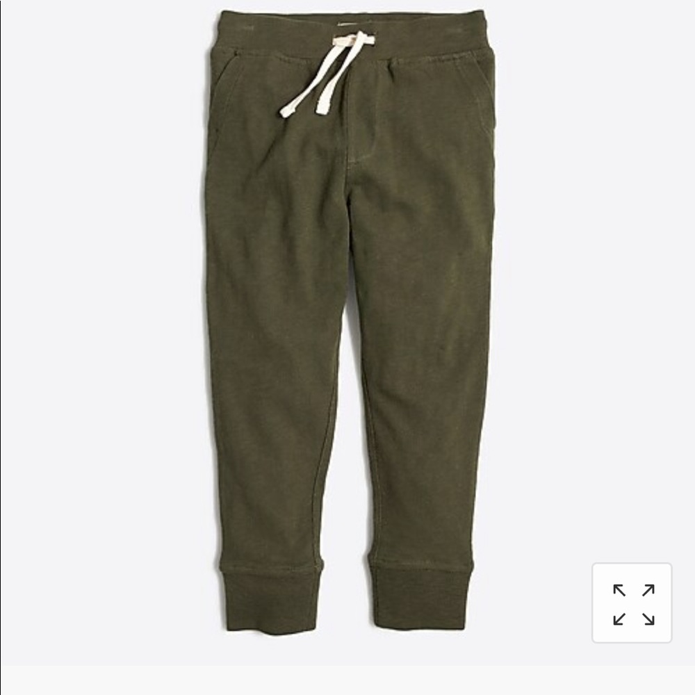 J Crew boys sim slouchy sweatpants NEW
